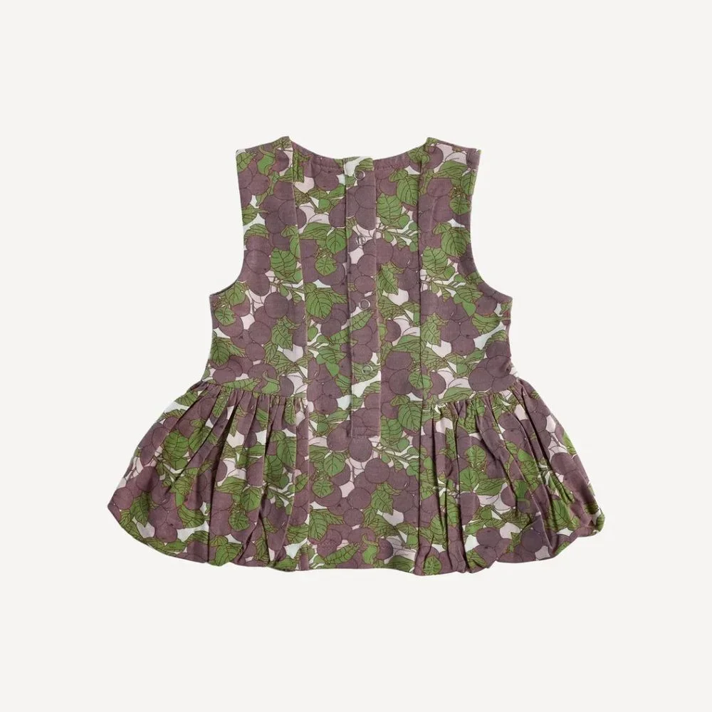 NWT Kate Quinn Plum Purple Bubble Ballerina Top 12-18m - Picture 3 of 3